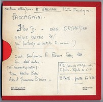 Flou II - orig. orchestra master stereo 38 [PAC 15]